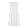 thumbnail image 6 of ameIAEA Girls Summer Casual Tank Dress Kids Sleeveless Loose Sundress with Pockets 5-15Years, 6 of 7