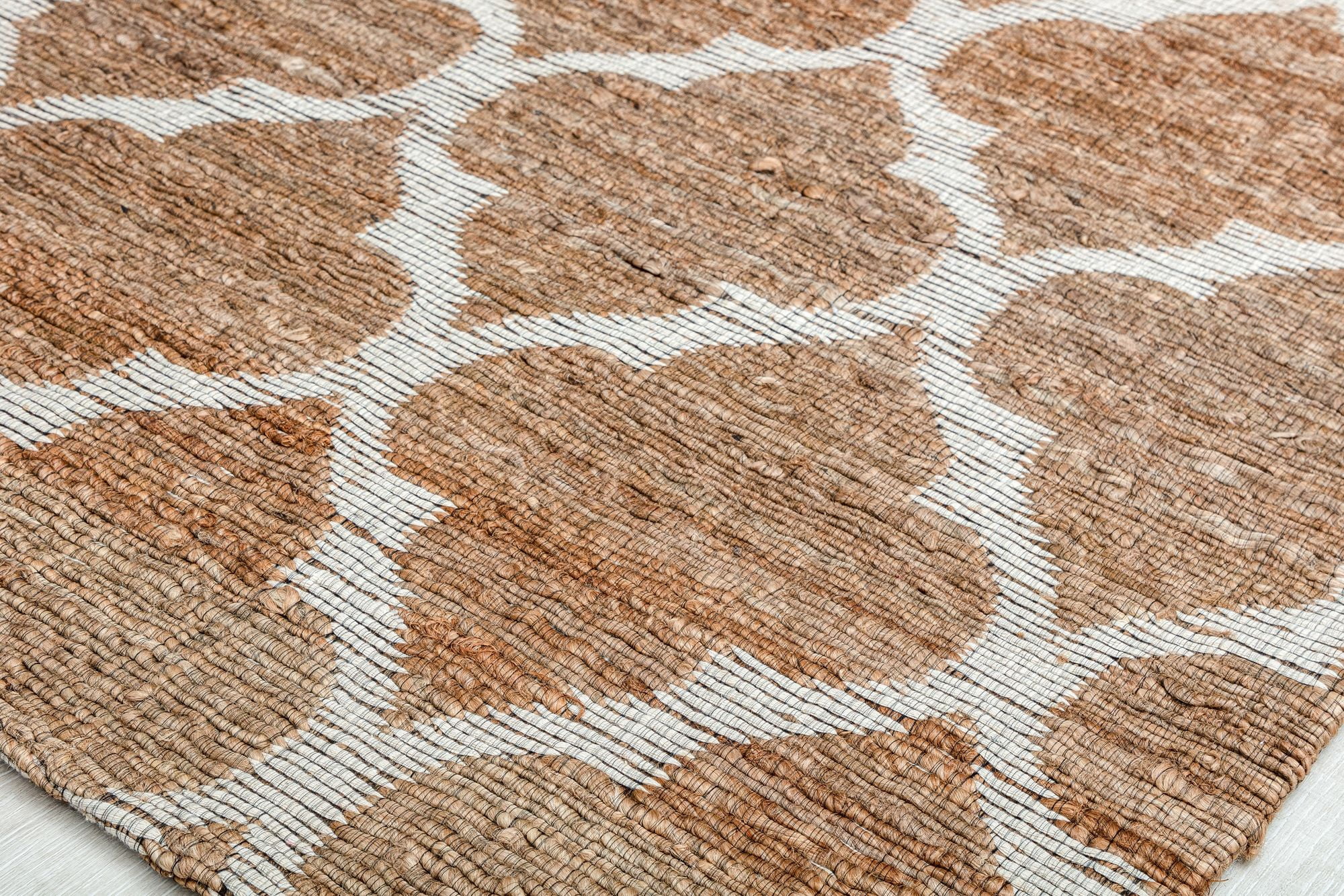 Rugs America GN25A Fancy Trellis Transitional Brown Area Rug, 8'0"x10'0"