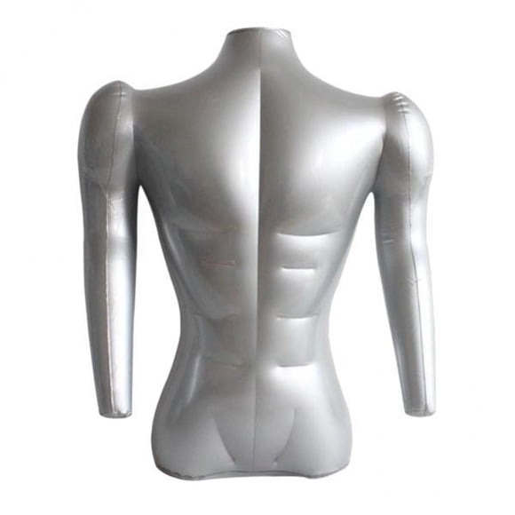 Camiseta por camiseta masculina para adultos inflable 2x71cm camiseta adulta top pantalla dummy Sunnimix Visualización de maniquíes de busto masculino