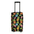 thumbnail image 3 of CalBags Floral Prints 21-Inch Carry-On Rolling Duffel Bag - Pineapple Black, 3 of 5