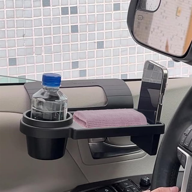 BotaniNest Water Mug Storage Organizer Car Window Storage Multifunctional Seat | Mobile Phone Organizer Card Keys Portable Vehicle Interior Accessories Convenient Car Card
