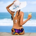 thumbnail image 5 of Starry Sky Sunflower Butterfly Detachable Sponge Adjustable Strap Bikini Set Two-Pack Swimsuits for All Occasions, 5 of 6