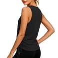 thumbnail image 6 of Jaunzuar Workout Tank Tops Woman Wide Strap Summer Sleeveless Tops Outdoor Running Athletic Tank Tops, S-3XL, 6 of 8