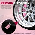 thumbnail image 4 of Xotic Tech 4pcs Tire Valve Stem Cover Caps Anodized Aluminum Alloy, Corrosion Resistant Leak-Proof Wheel Valve Cap Set Exterior Accessories, Universal for Cars Trucks Motorcycles SUVs and Bikes (Pink), 4 of 9