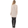 thumbnail image 6 of Ediodpoh Women's Fashion Lace Patchwork Long Sleeve Casual Color Cardigan Coat Bohemian Womens Cardigan Sweaters Khaki XXL, 6 of 7