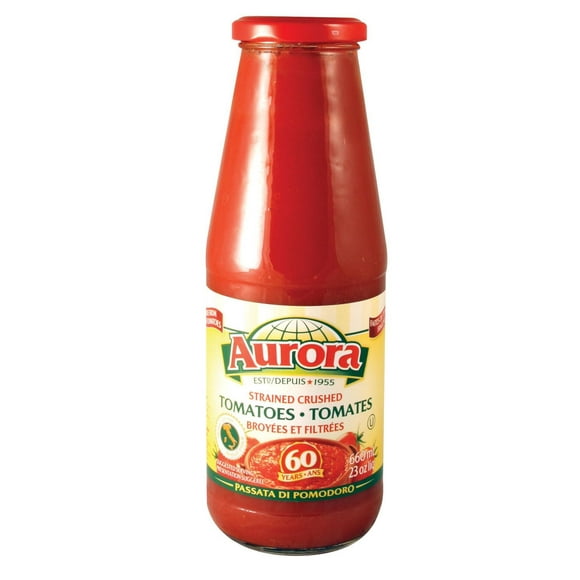 Tomates broyées et filtrées Aurora 680 ml
