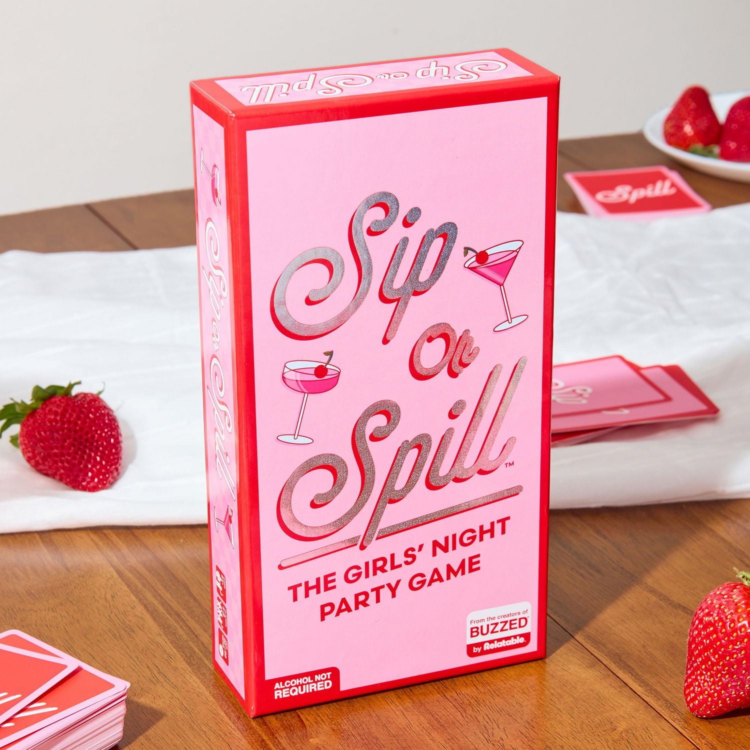 Sip or Spill — The Girl's Night Adult Party Drinking Game by Relatable, The Ultimate Bachelorette Party Game