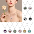 thumbnail image 4 of Necvior Scented Locket Necklace With Replaceable Pads Stainless Steel Neck Jewelry, 4 of 20