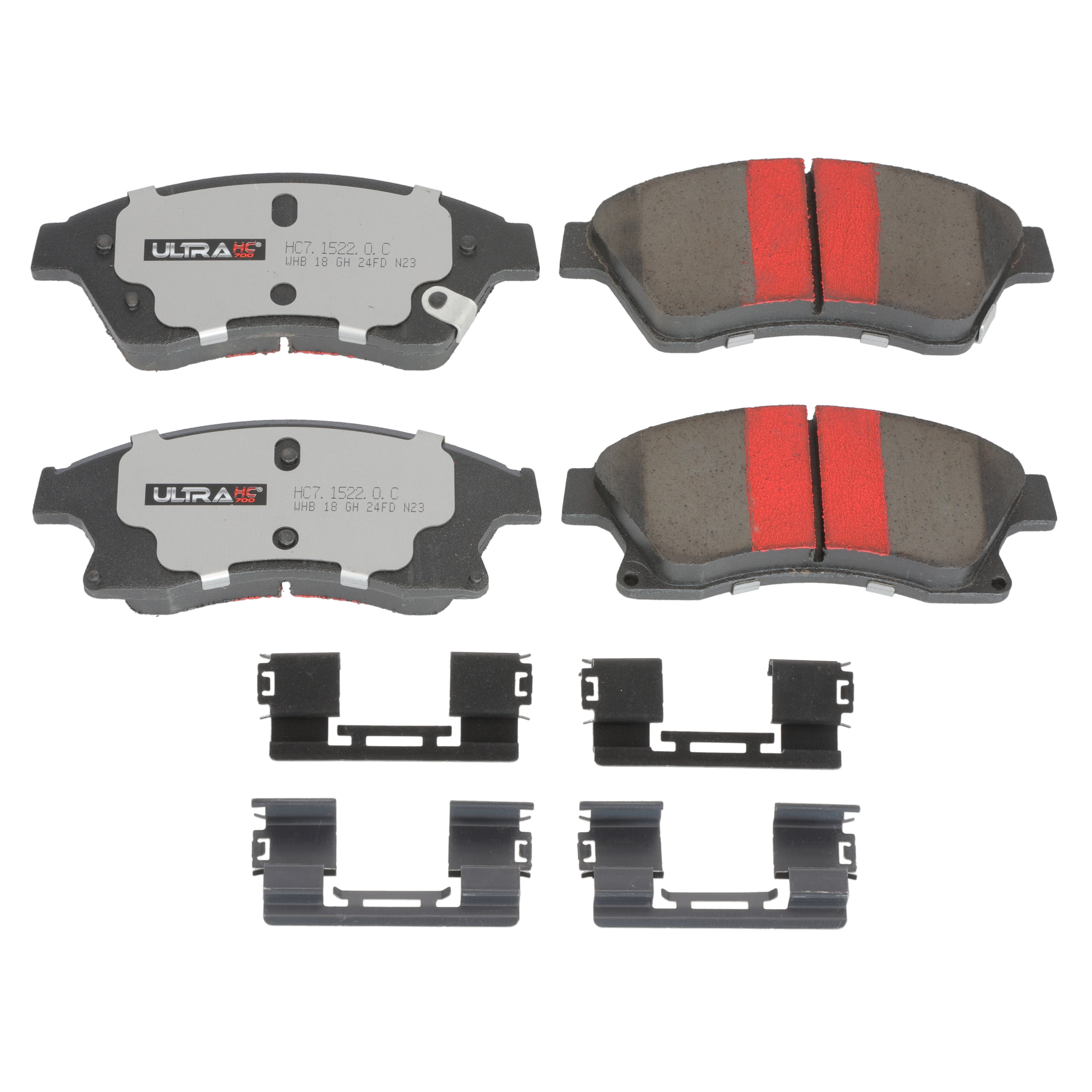 UltraHC 700 Brake Pad Set, Front HC7.1522.0.C, Chevrolet Cruze 2010