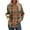 Orange _AA01, variant on Lumtrix Hoodies for Women Long Sleeve Plaid Sweatshirts Casual Buttons V Neck Trendy Pullover Fashion Losse Fall Tops Winter Clothes For 2025 Light Gray S