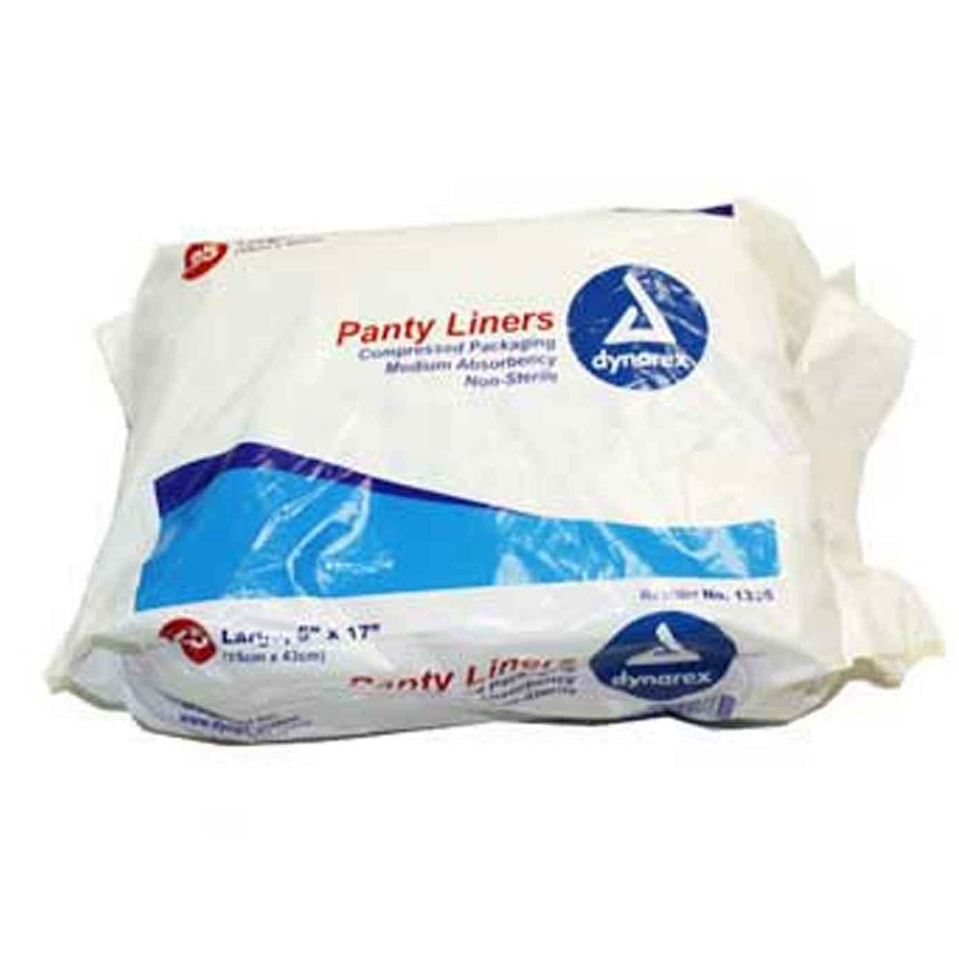 Dynarex Panty Liners w/ Adhesive Tab 6 In x 17 In 25/Pack Walmart