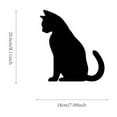 thumbnail image 3 of Halloween Black Cat Door Frame Corner Signs, Fun Household Decoration for Mom's Gifts, 3 of 6