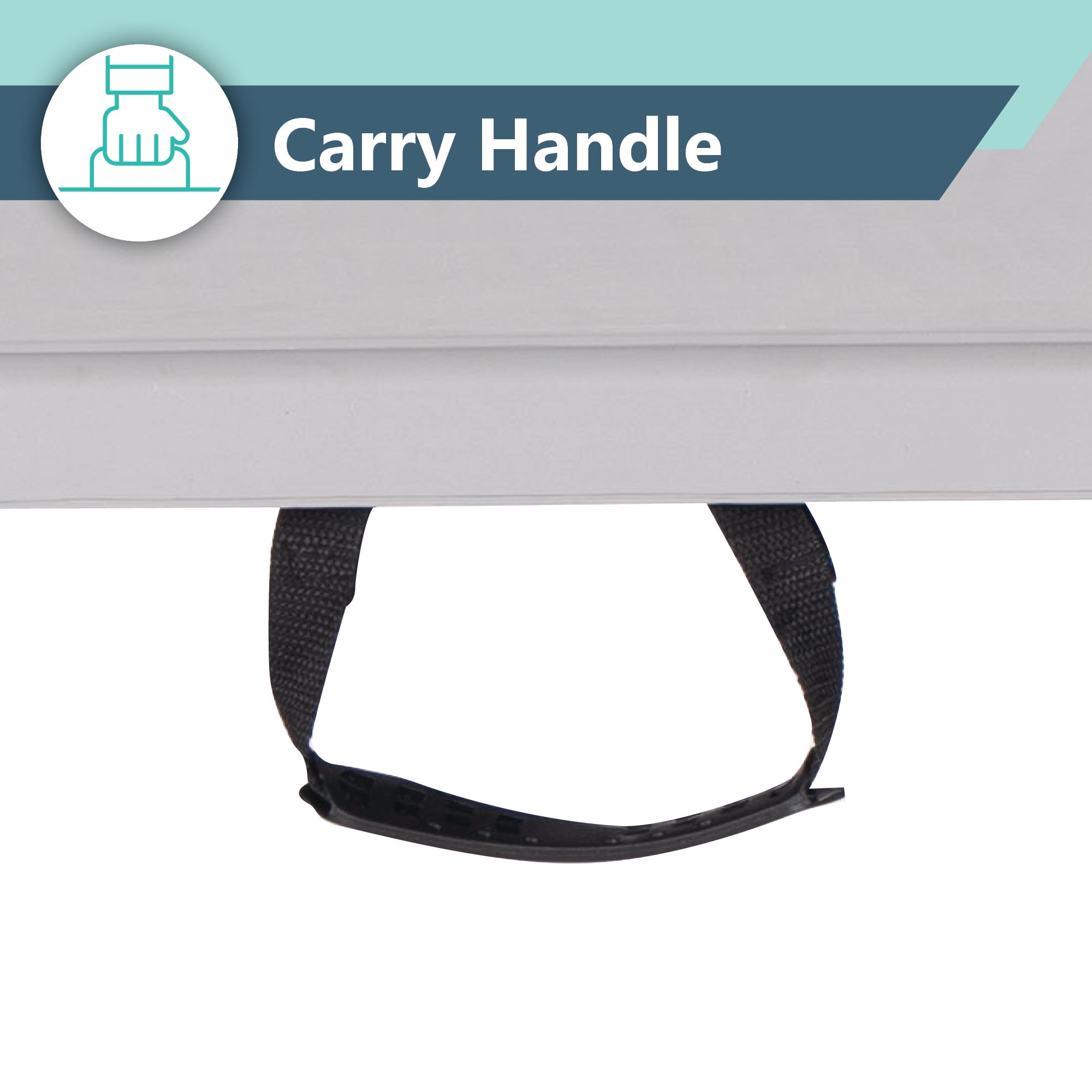 Peakform 6 Foot Rectangle Folding Table, Indoor/Outdoor Requisite, White (80919)