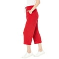 thumbnail image 3 of Woman Within Women's Plus Size Petite Sport Knit Capri Pant Pant, 3 of 4