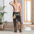thumbnail image 2 of Honiee Graffiti Cool Duck for men - a sleek fusion of Straight Pajama Pants, versatile Lounge Pants, and cozy Sleepwear, all rolled into one-Small, 2 of 6