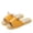 Yellow, variant on KEVCHE Womens Linen Cotton Slippers with Non-Slip Sole, Breathable and Quiet Lightweight House Shoes for Indoor Home Use, Soft Cushioned Floor Slippers for Bedroom and Daily Lounging