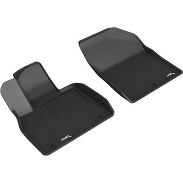 3D MAXpider Custom Fit Kagu Floor Mat (Black) Compatible with Hyundai Palisade 2020-2025 - Front Row
