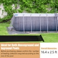 thumbnail image 3 of Gymax 2.5'x16.5' Weatherproof PE Solar Collector Panels Swimming Pool Heating System, 3 of 9