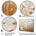 thumbnail image 3 of Designart "Whispering Gardens Of Beige Wildflowers II" Wildflowers Floater Framed Canvas Wall Art, 3 of 5