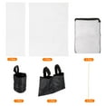 thumbnail image 3 of Uxcell Director Chair Accessories Set 5in1 Canvas Replacement Kit, White, 3 of 6