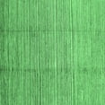 thumbnail image 1 of Ahgly Company Indoor Square Abstract Emerald Green Modern Area Rugs, 8' Square, 1 of 4