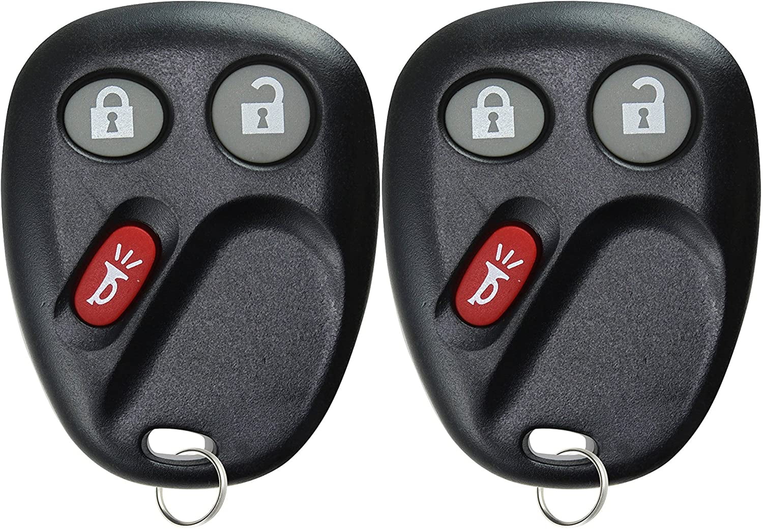 OEM MATCHED PAIR GM GMC CHEVY KEYLESS ENTRY REMOTE FOBS LHJ011 15186200 15186201