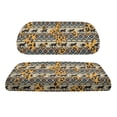 thumbnail image 6 of Garronmavis Aztec Leopard Print Polyester Golf Cart Seat Protectors with Elastic Edges Easy to Install Front Seat Cushion for Daily Use Four Seasons on All Cart Models, 6 of 6