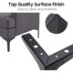 thumbnail image 4 of Patas para muebles de 7 "/17,5 cm, 4 pies de muebles triangulares de diamante de Metal modernos, reemplazo DIY para armario, sofá, silla otomana Xemadio WMZL-816-10, 4 of 6