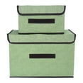 thumbnail image 2 of Foldable Storage Boxes With Lids  Fabric  Washable  Crate Storage With Lids, 2 of 7
