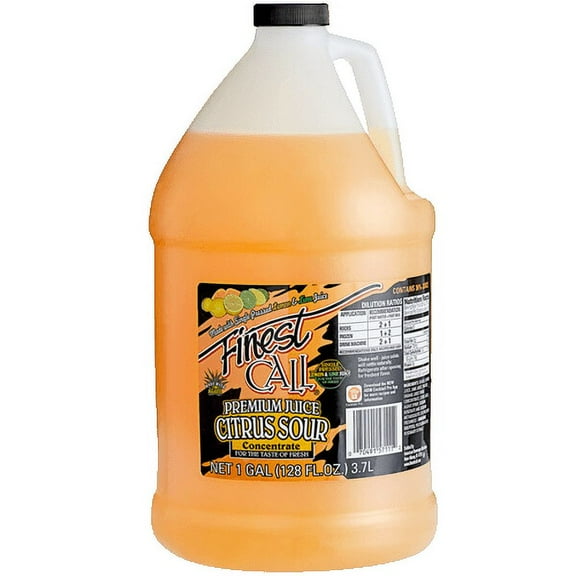 Finest Call Citrus Sour Mix Concentrate, 1 Gallon