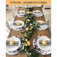 thumbnail image 4 of 13 Inch Round Placemats Set of 4, Black Gradient Non Slip Heat Insulation PP Table Mats, Abstract Polka Dots Vintage Modern Art Washable Place Mats for Kitchen Dining Party Table Decor, 4 of 7