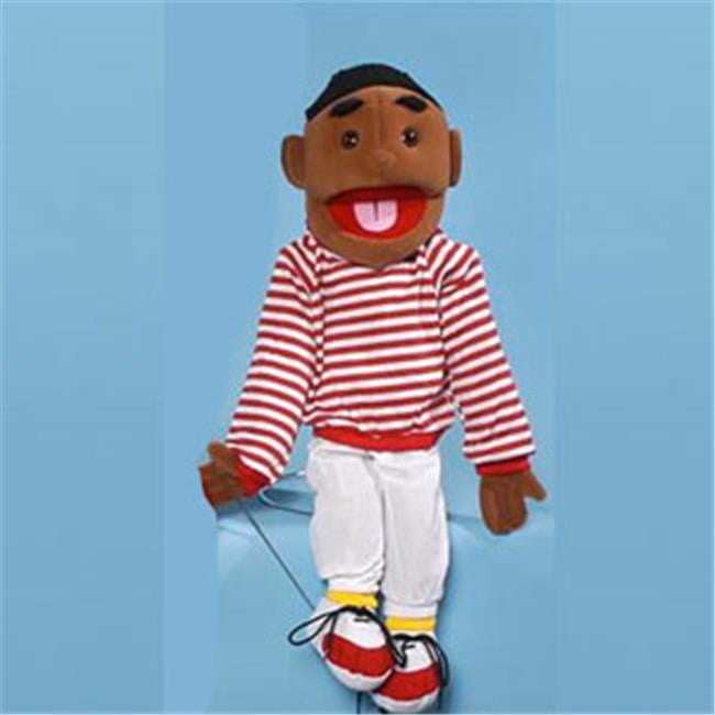 Sunny Toys SS2101B 28 inch Ethnic Boy In Red Top, Full Body Puppet
