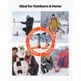 thumbnail image 6 of VEVOR Heated Socks, 6000mAh Battery Powered, Rechargeable Heating Socks with 4 Heating Levels, Electric Heated Sock with APP Control for Men Women, Foot Warmer for Hunting Riding Camping Hiking, 6 of 9