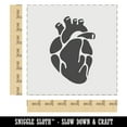 thumbnail image 2 of Realistic Heart Four Chambers Anatomy Biology Love Science DIY Cookie Wall Craft Stencil - 7.0 Inch, 2 of 5