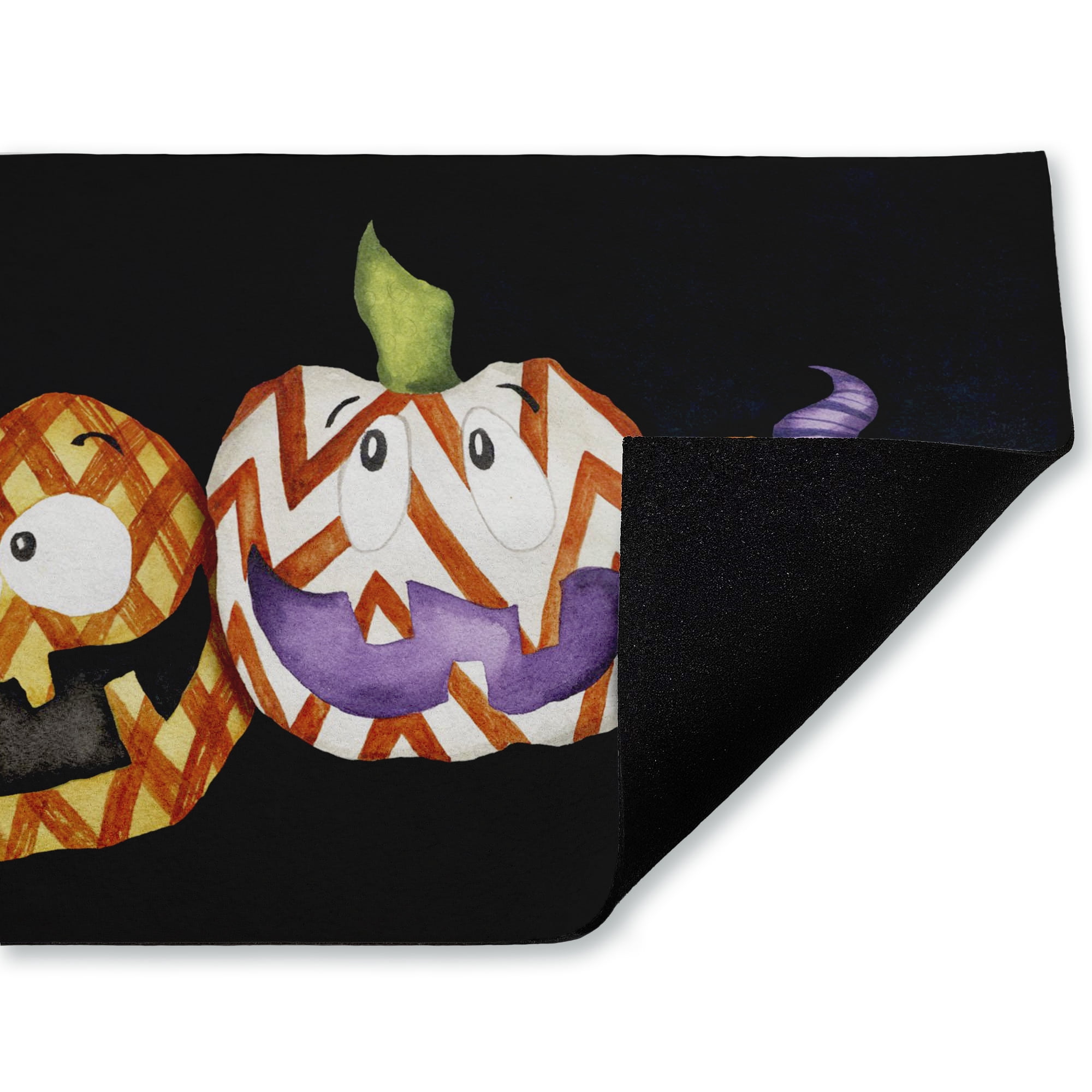 Stupell Industries Three Patterned Pumpkins Printed Outdoor Door Floor Mat, design by Elizabeth Medley
