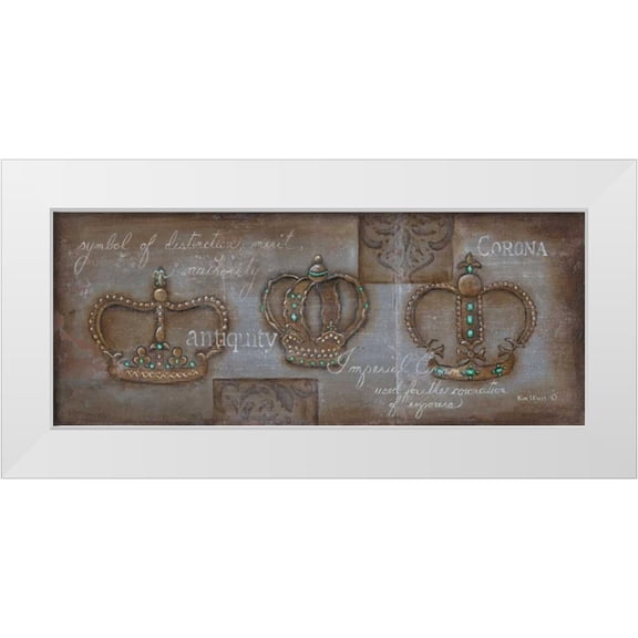 Lewis, Kim 14x8 White Modern Wood Framed Museum Art Print Titled - Corona