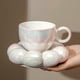 thumbnail image 2 of Ceramic Coffee Mug, Novelty Latte Mug Cute Office Mug Tea Cup and Tea Tray Set, 7 oz Mugs, 2 of 4