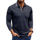 thumbnail image 1 of pstuiky manga larga para hombre, Cárdigan informal de manga larga con botones y bolsillo para hombre Tops de talla grande para hombre l, 1 of 7