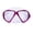 White/Pink, variant on Hawaii-Divers Mask Orca Jr White Tempered Glass Lens - White Sky