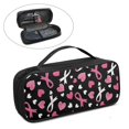 thumbnail image 2 of COEQINE Breast Cancer Ribbon Heart Stethoscope Storage Bag for Doctor Stethoscope Pouch Stethoscope Bag for Nurses Storage Carrying Bag for Nurse Accessories Stethoscope Bag Thin, 2 of 7