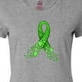 thumbnail image 4 of Inktastic Mental Health Awareness Ribbon with Green Hearts Women's T-Shirt, 4 of 5