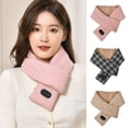 thumbnail image 2 of Winter Scarf USB Charging Windproof Quick Heating Constant Temperature 3 Levels Adjustable Keep Warm Intelligent Winter USB Electric Heating Scarf for Daily Life, 2 of 8