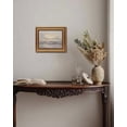 thumbnail image 2 of Gold Framed Wall Art Vintage Canvas Wall Art Aesthetic Coastal Landscape Sea Sky Artwork Prints Picture for Living Room Bedroom Farmhouse Bathroom Office Decor, 8x10, 2 of 8