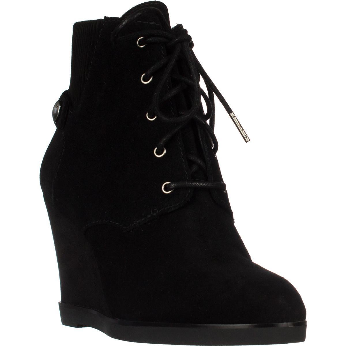 black wedge booties canada