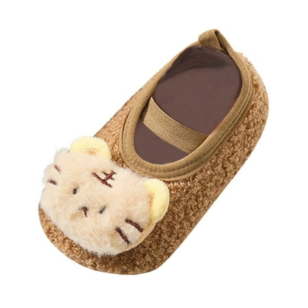 

ASEIDFNSA Toddler Girl Shoes Shoes for Girl Baby Winter Shoes Floor Thickened In Autumn And Winter Children Cartoon Dispensing Baby Socks Shoes