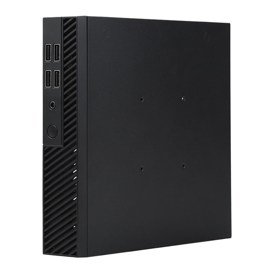 AOOOWER DX01 Mini ITX Computer Case Thin Quick Heat Dissipation PC Case Supporting VESA Mount Rolled Steel Portable Computer