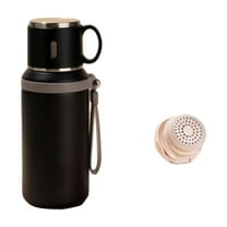 Deeceymbur Large Capacity Tea Water Separation Tumbler 316 Stainless Steel Portable Design 3.14x9.05in