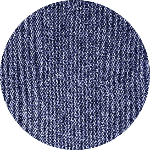 Ahgly Company Indoor Round Oriental Blue Industrial Area Rugs, 5' Round
