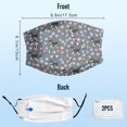 thumbnail image 5 of Cute Miniature Schnauzer Dog Graphic Printed Cloth Face Masks Reusable Washable Adjustable for Child (10 PCS), 5 of 5