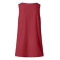 thumbnail image 4 of Tank Tops for Women Summer Casual Lightweight Loose Fit Sleeveless V Neck T Shirts Basic Plain Tanks, 4 of 4